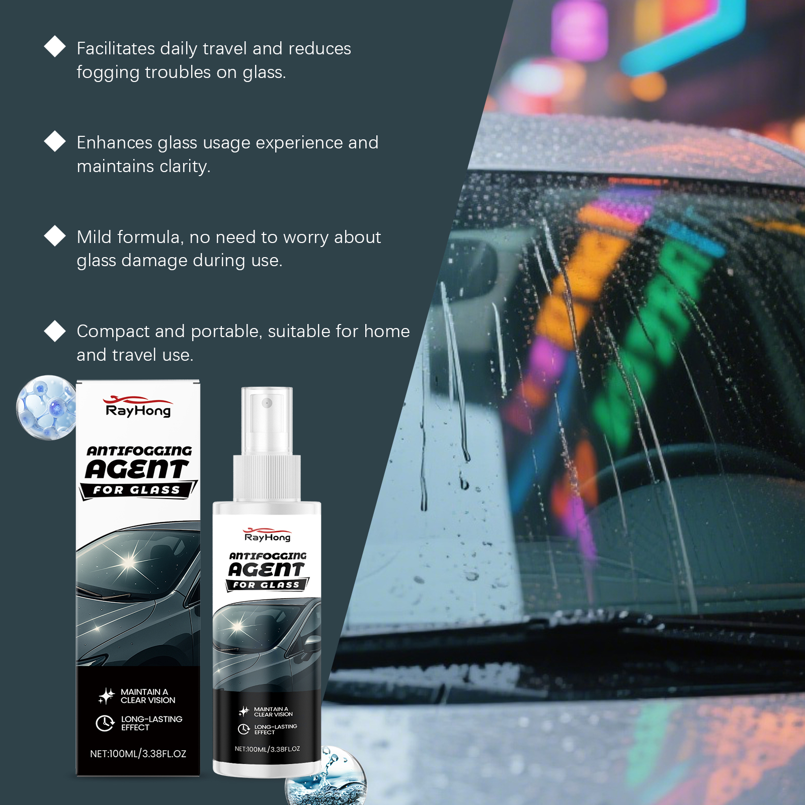 Cars Glass Anti-Rain Spray Aut - Car Shampoo Ph review and price