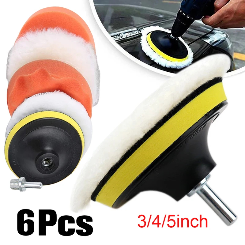 3/4/5 Inch Car Polisher Pads K - Polish Pad Set Buffer review and price