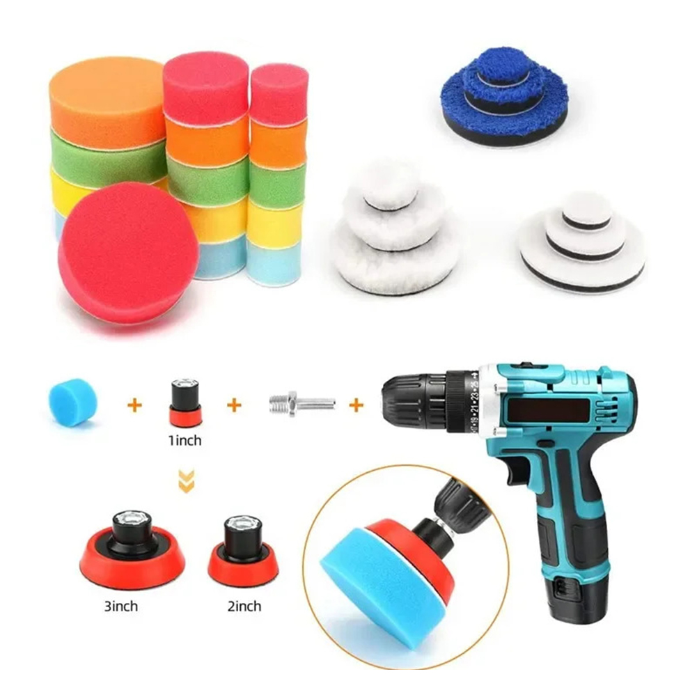 29Pcs Car Foam Drill Polishing - Polish Pad Set Buffer review and price