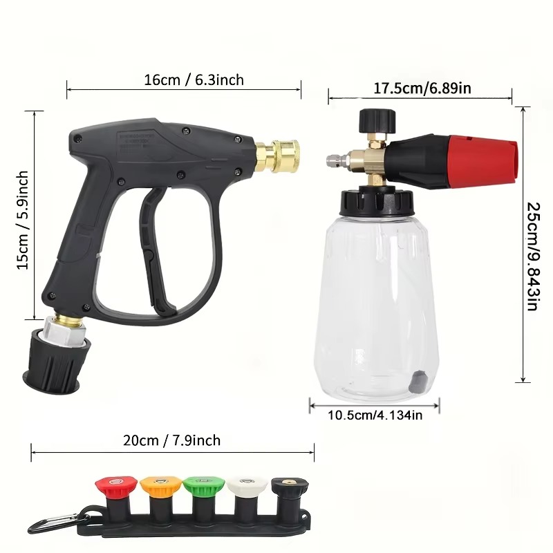 Snow Foam Cannon Lance Kit Com - Pressure Washer Foam Gun review and price