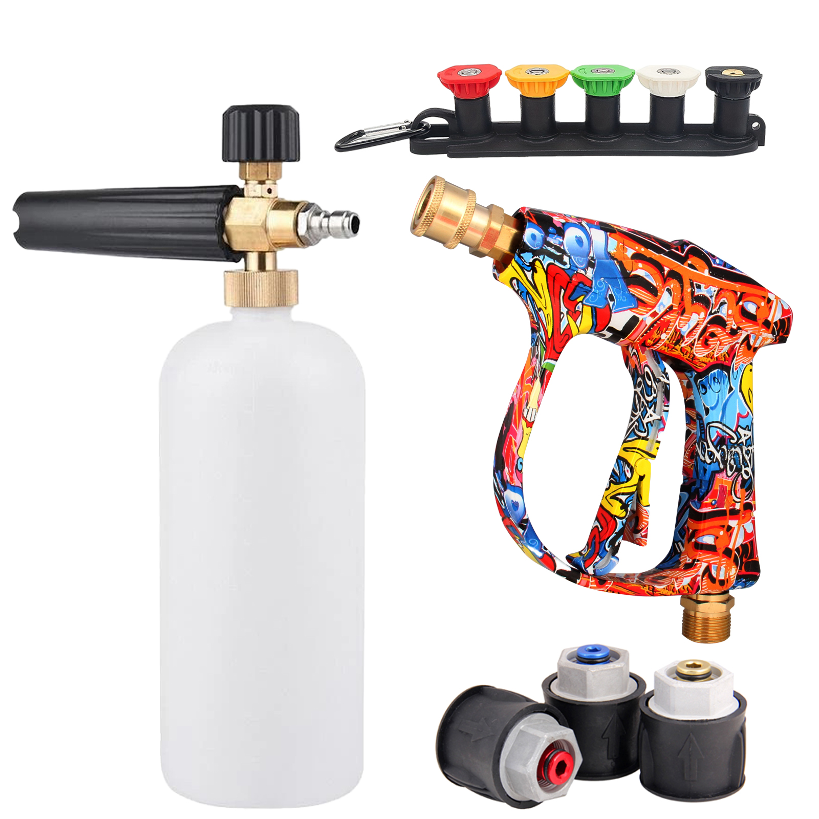 4350PSI High Pressure Water Gu - Foam Cannon Car Wash review and price