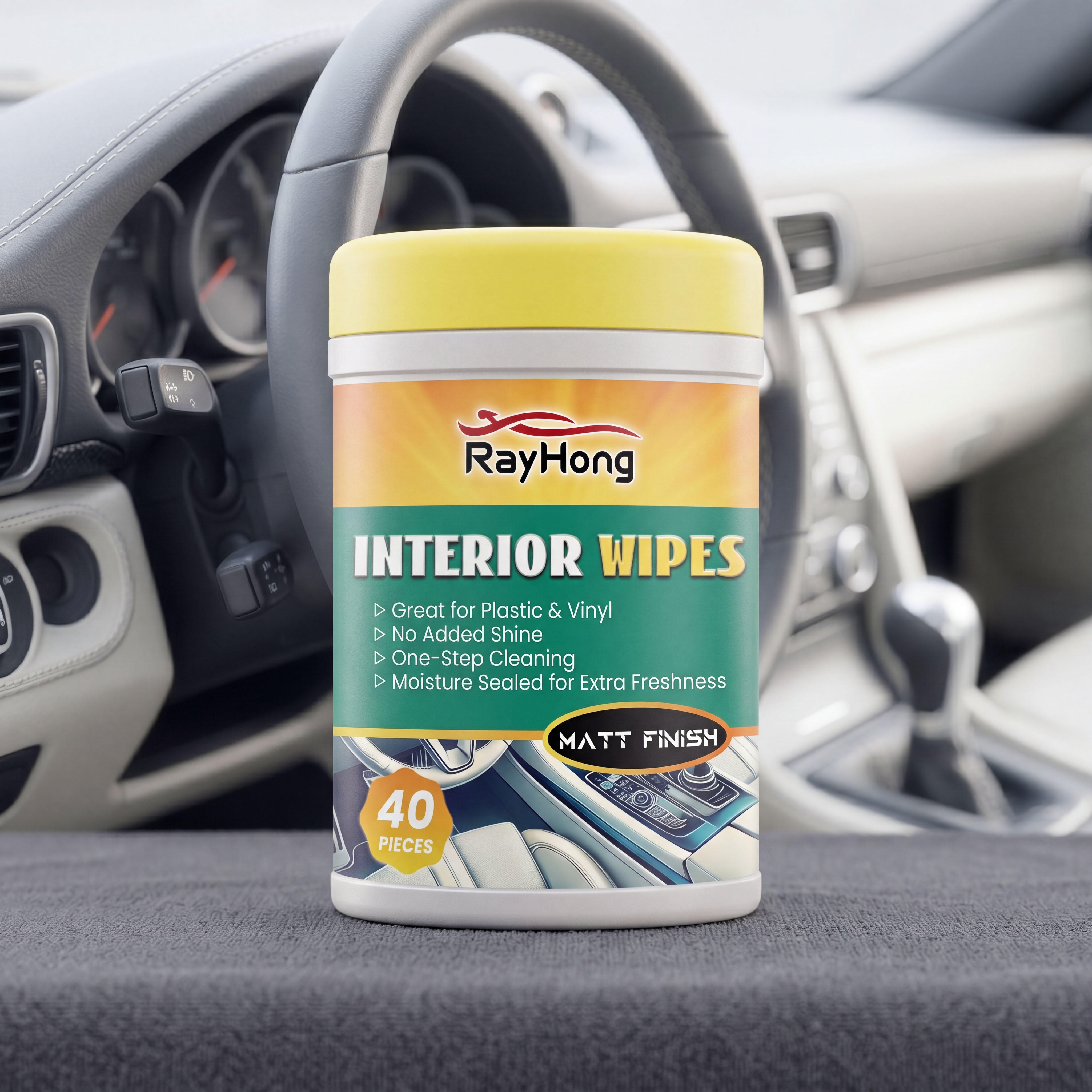 RAYHONG Car Interior Shine Wip - Leather Cleaner Interior review and price