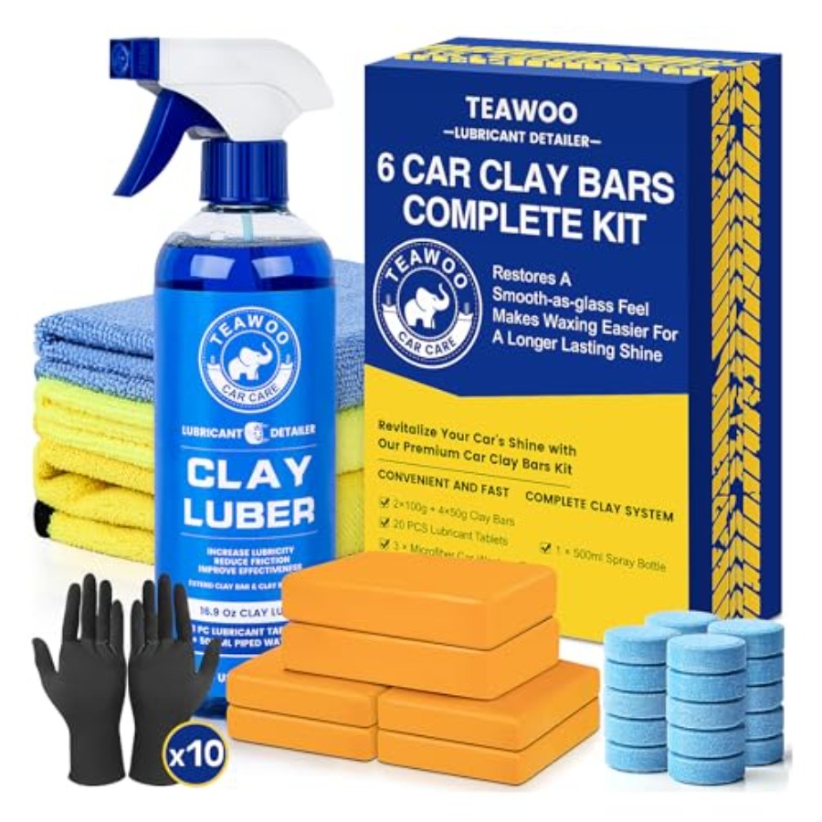 Clay Bars Kit, 6 Clay Bars and - Clay Bar Lubricant review and price