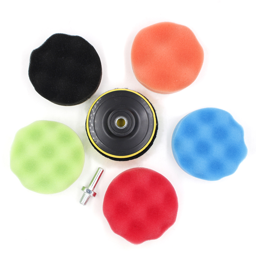 8Pcs/Set Polishing Pad Sponge  - Polish Pad Set Buffer review and price