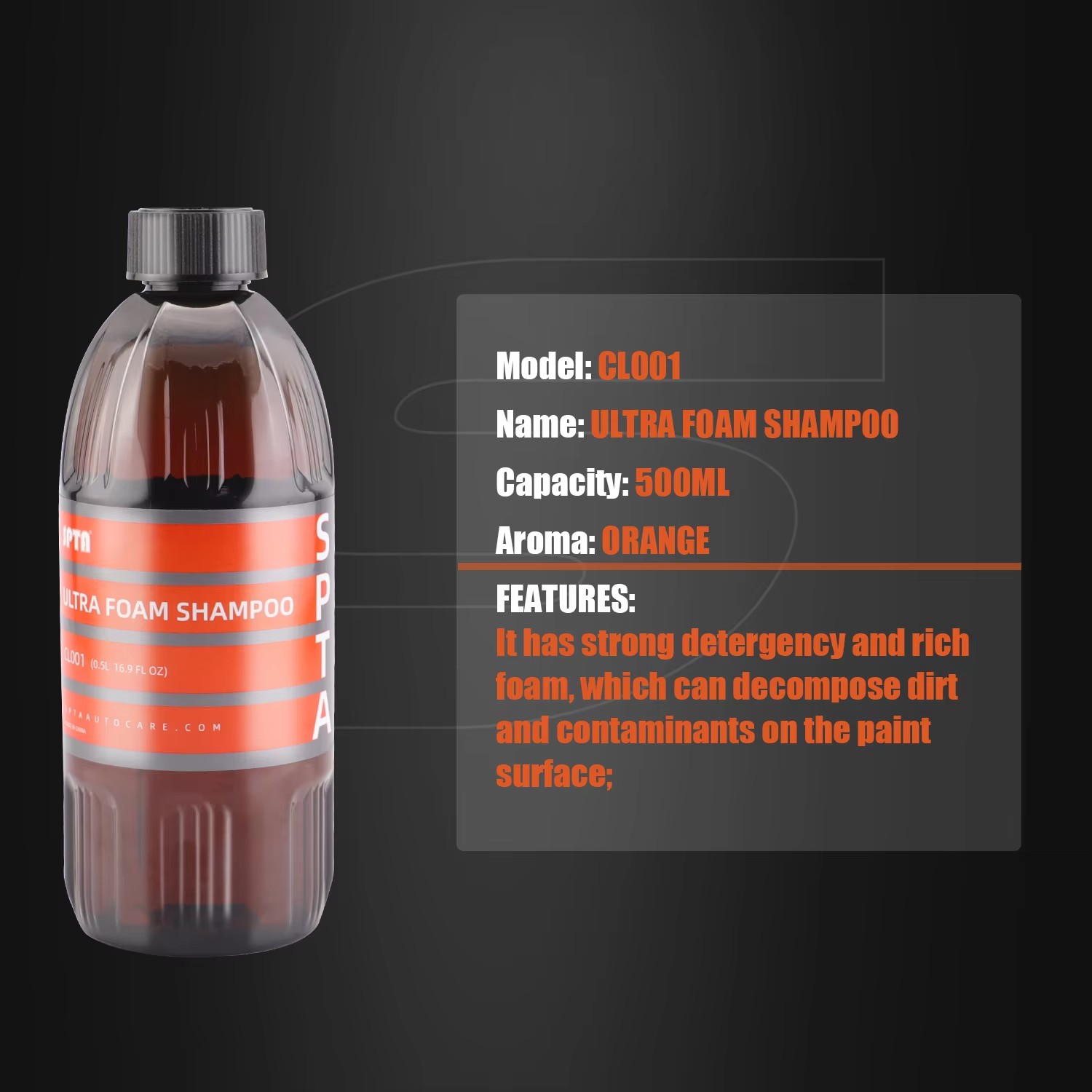 SPTA Ultra Foam Shampoo (17 fl - Car Shampoo Ph review and price