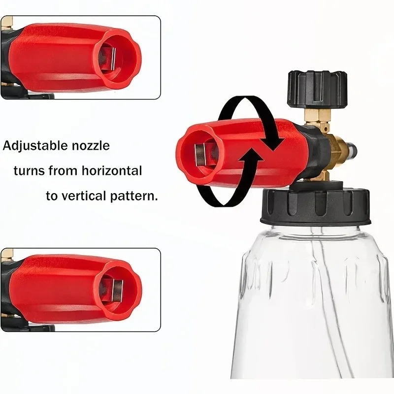 Adjustable Snow Foam Lance 1L  - Pressure Washer Foam Gun review and price
