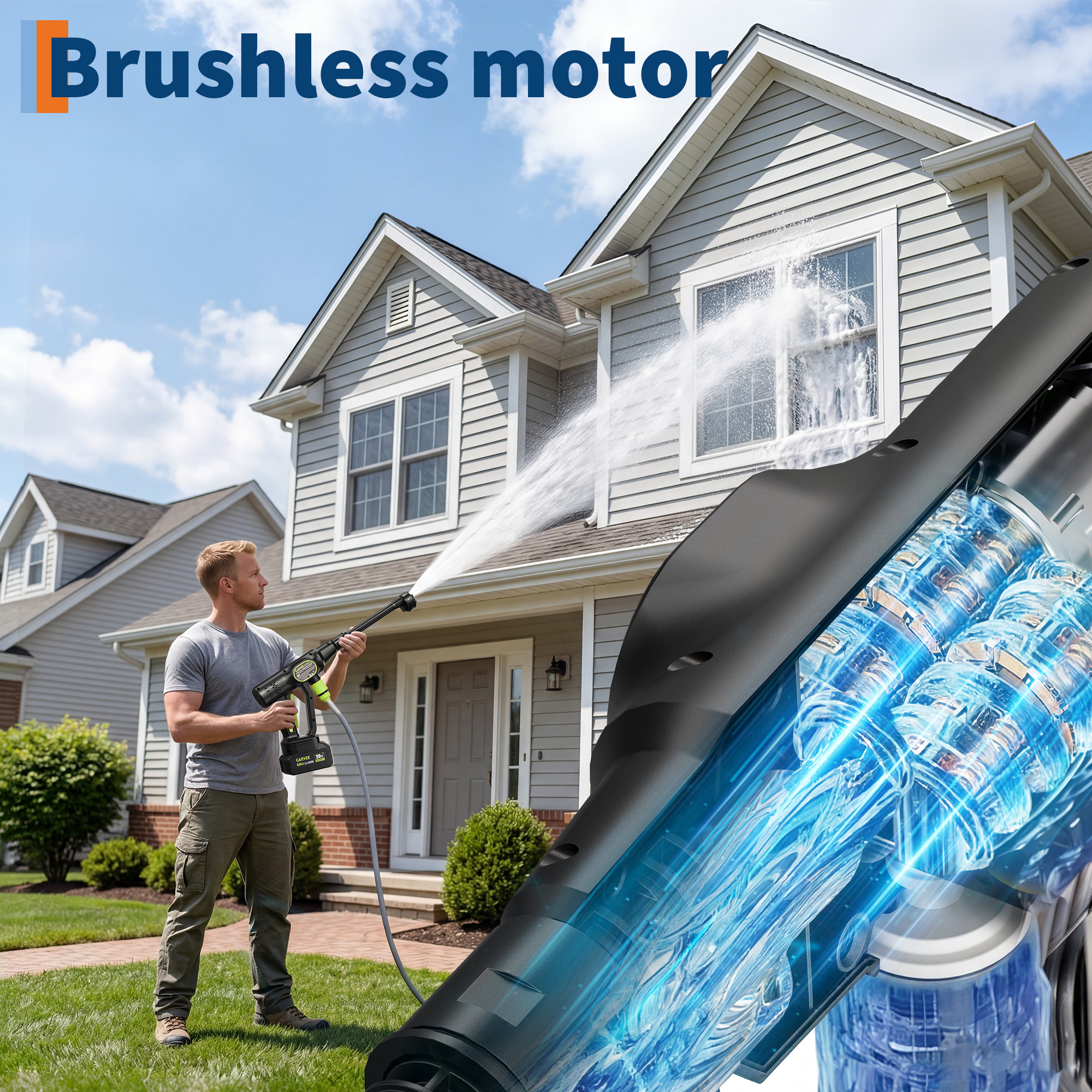 Cordless Pressure Washer, 320  - Foam Cannon Car Wash review and price