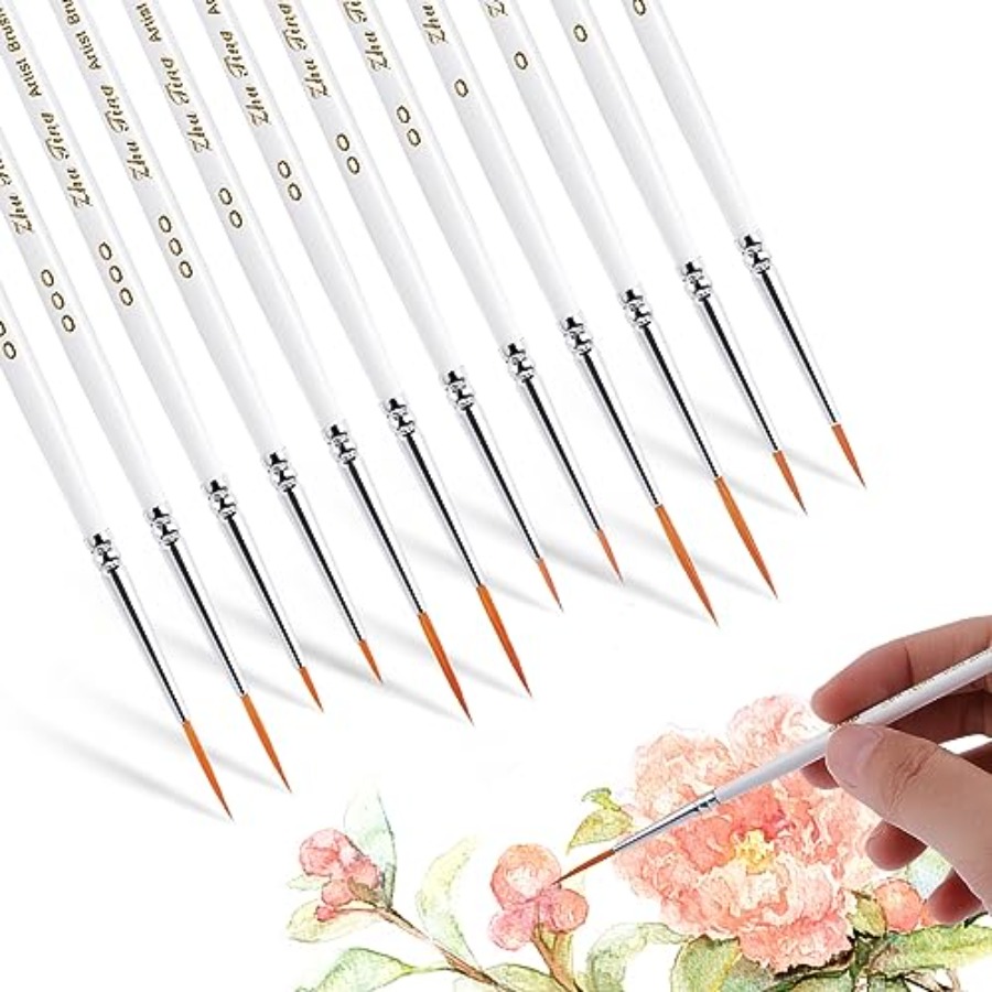 12Pcs Fine Paint Brushes, Deta - Detailing Brush Set review and price