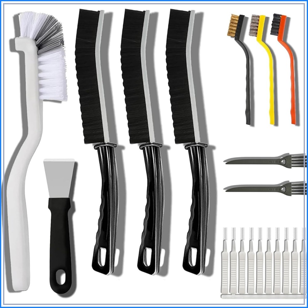 20-Piece Crevice Cleaning Brus - Car Cleaning Brush review and price