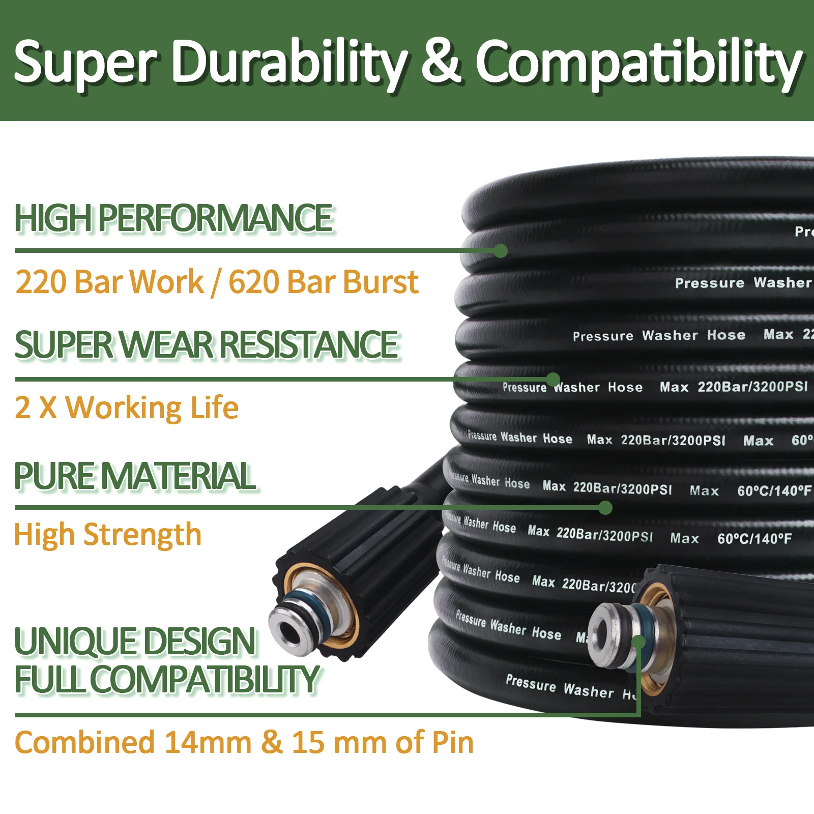 10m High Pressure Washer Hose  - Car Shampoo Ph review and price