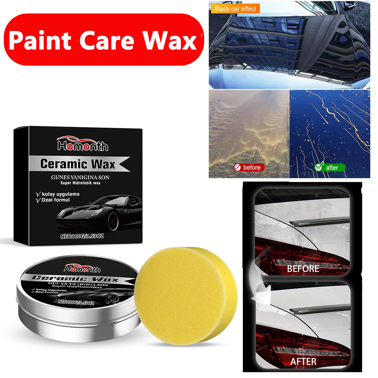 Car Coating Polishing Care Wax - Car Wax Ceramic Coating review and price