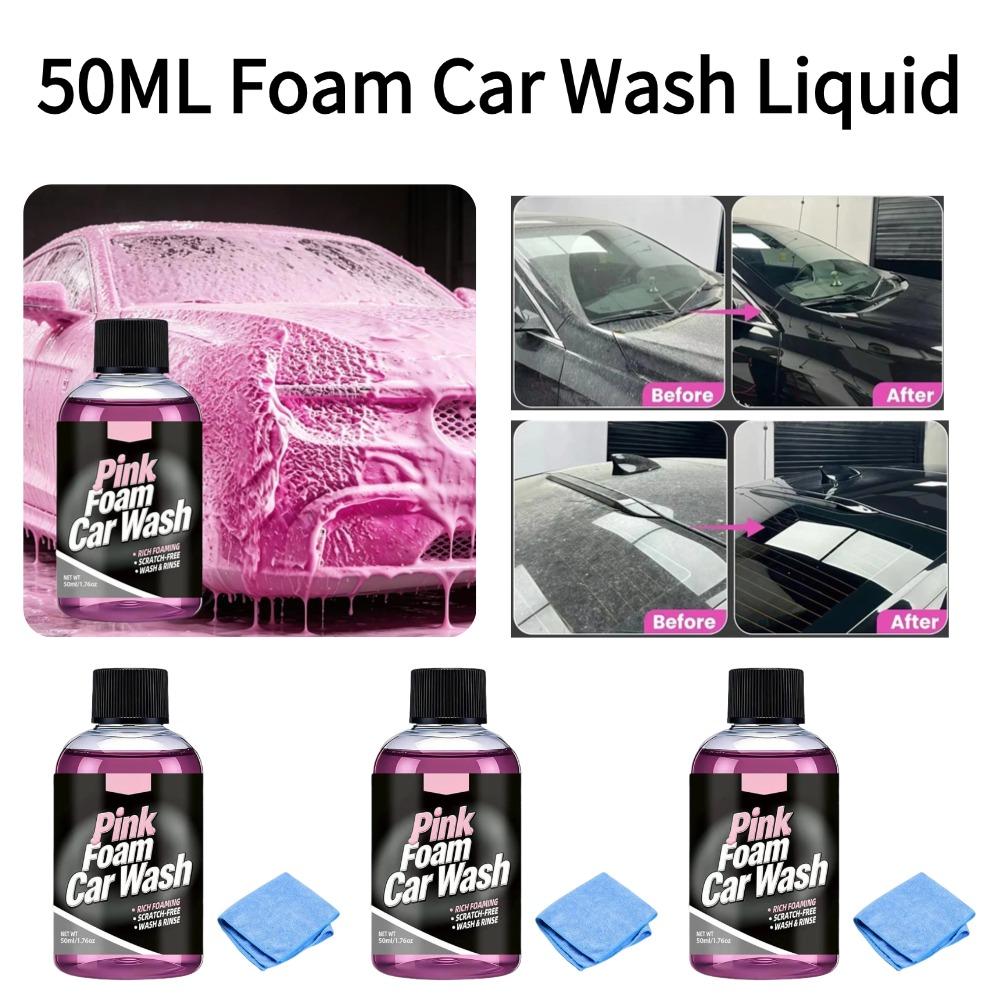 50ml Foam Car Wash Liquid Rich - Microfiber Towel Detailing review and price