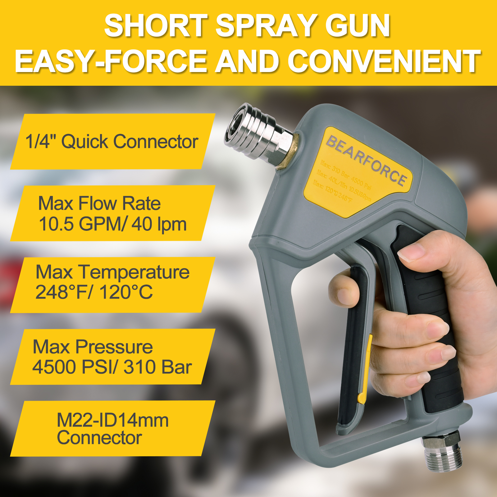 BEAR FORCE Pressure Washer Spr - Pressure Washer Foam Gun review and price