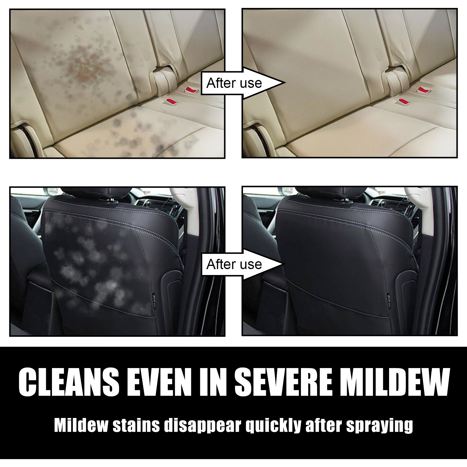 Car Mildew Remover Spray Multi - Leather Cleaner Interior review and price