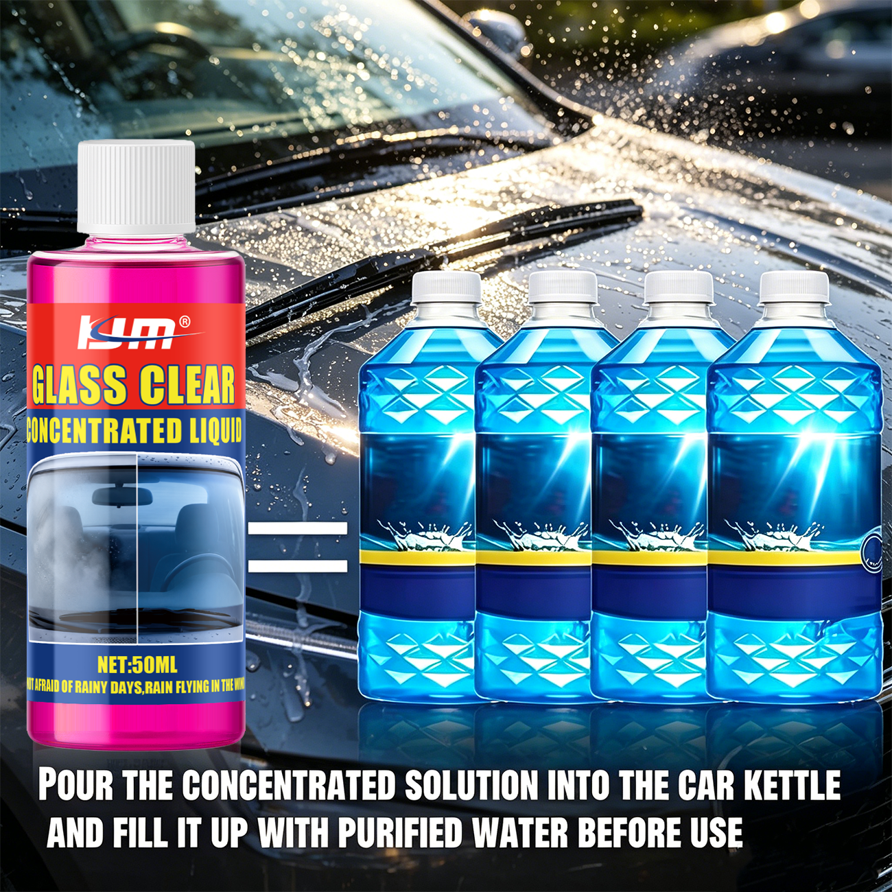 KJM Concentrated Car Glass Cle - Glass Cleaner Streak review and price